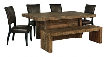 Ashley Sommerford 6 Piece Rectangular Dining Set - Portland, OR | Key Home Furnishings