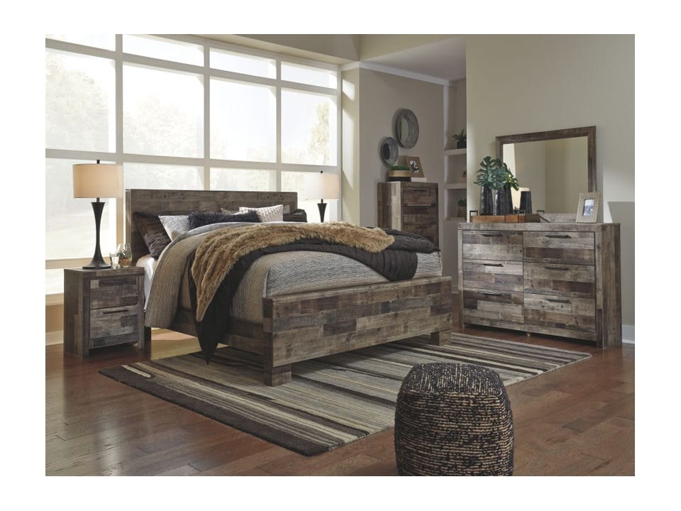 Ashley Bedroom 8 Piece King Panel Bedroom Set B200-31-36-46-58-56-97-92-2