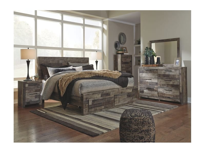 Ashley Bedroom 7 Piece King Storage Bedroom Set B200-31-36-46-58-56S-95-B100-14