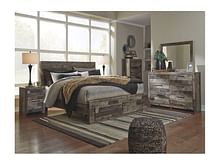 Ashley Bedroom 7 Piece King Storage Bedroom Set B200-31-36-46-58-56S-95-B100-14