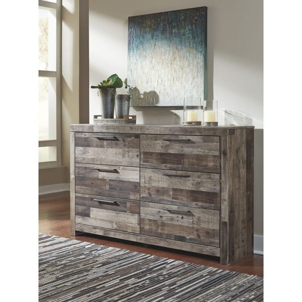 Ashley Bedroom 7 Piece Full Panel Bed with 2 Storages Set B200-31-36-87-84S-50-2-B100-12