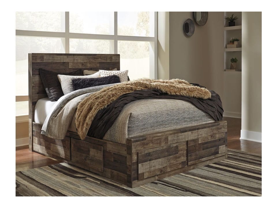 Ashley Bedroom Queen Panel Storage Bed B200-57-54S...