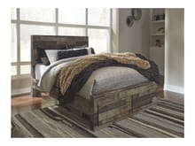 Ashley Bedroom Queen Storage Footboard Bed B200-57-54S-95-B100-13