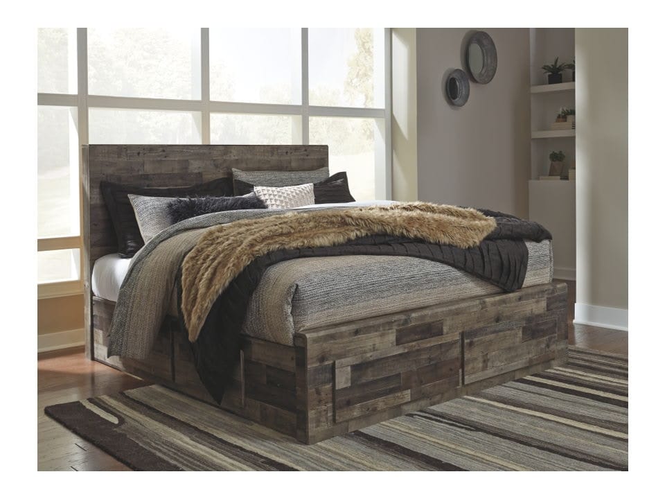 Ashley Bedroom King Panel Storage Bed B200-58-56S-60-2-B100-14