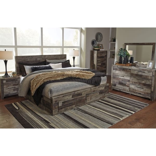 Ashley Bedroom King Panel Storage Bed B200-58-56S-60-2-B100-14