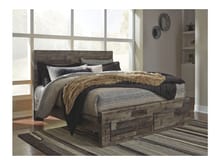 Ashley Bedroom King Storage Footboard Bed B200-58-56S-95-B100-14