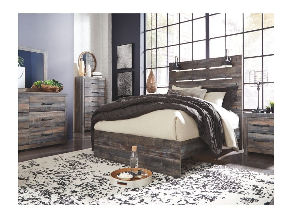 Ashley Bedroom 8 Piece Queen Panel Bed Set B211-31-36-46-57-54-96-92-2