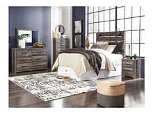 Ashley Bedroom 5 Piece Queen Panel Headboard and Nightstand Set B211-31-36-46-57-92