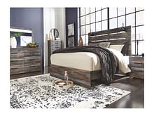 Ashley Bedroom 8 Piece King Panel Bed Set B211-31-36-46-58-56-97-92-2