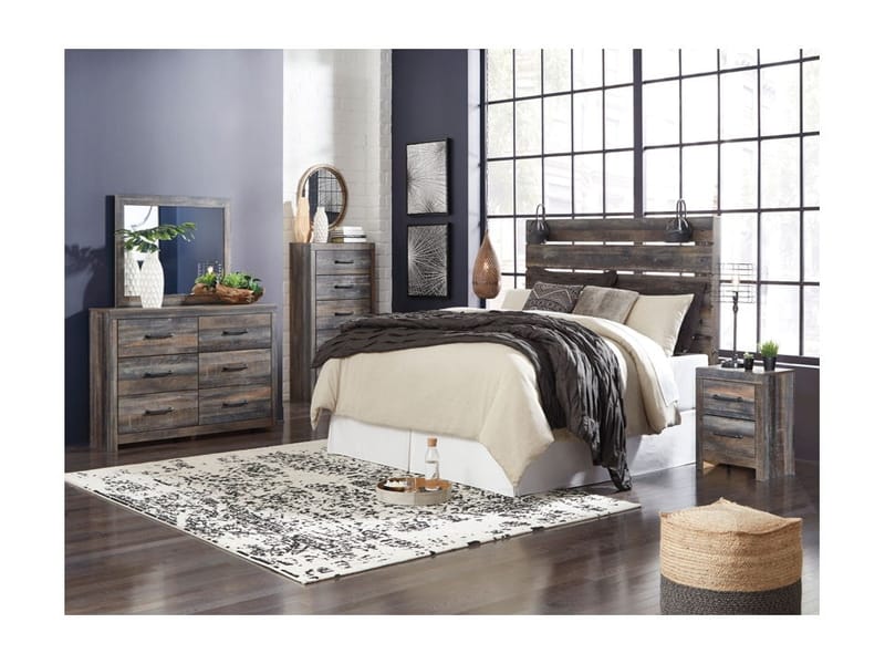 Ashley Bedroom 5 Piece King Panel Headboard and Nightstand Set B211-31-36-46-58-92