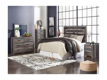 Ashley Bedroom 5 Piece King Panel Headboard and Nightstand Set B211-31-36-46-58-92