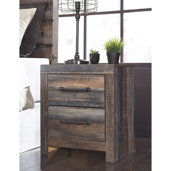 Ashley Bedroom Dresser and Mirror and Chest and Full Panel Bed with Storage Set B211-31-36-46-87-84-150-B100-12