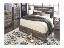 Ashley Bedroom 9 Piece King Panel Storage Bed Set B211-31-36-58-56-60-2-B100-14-92-2