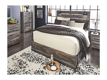 Ashley Bedroom 7 Piece King Panel Storage Bed Set B211-31-36-58-56-60-2-B100-14