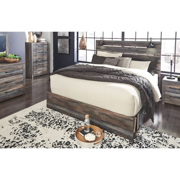 Ashley Bedroom King Panel Bed with Storage B211-58-56-160-B100-14