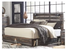 Ashley Bedroom King Panel Bed with Storage B211-58-56-160-B100-14