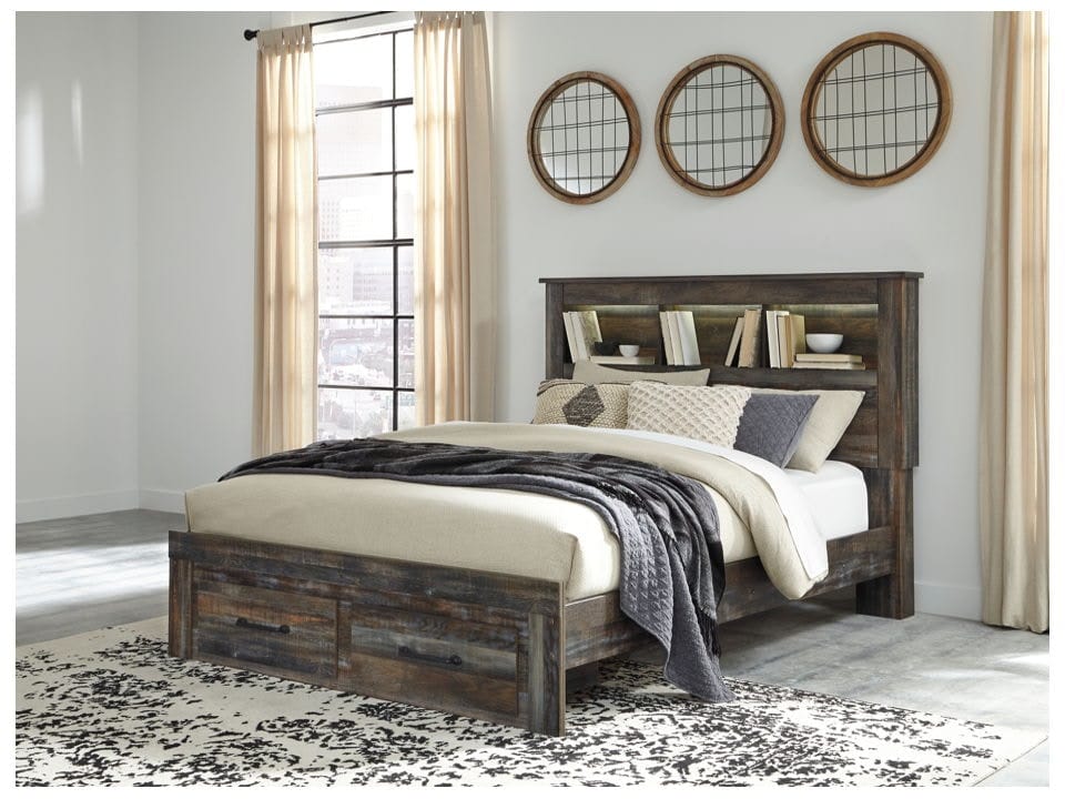 Ashley Bedroom Queen Bookcase Storage Bed B211-65-54S-96