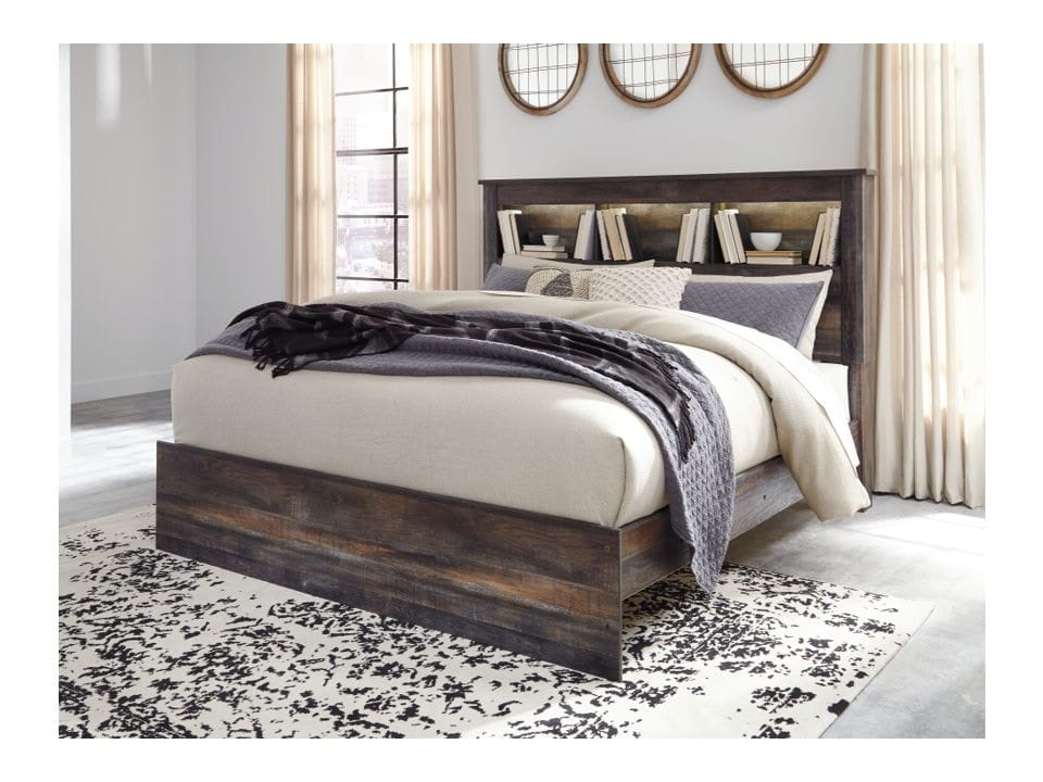 Ashley Bedroom King Panel Bookcase Bed B211-69-56-97
