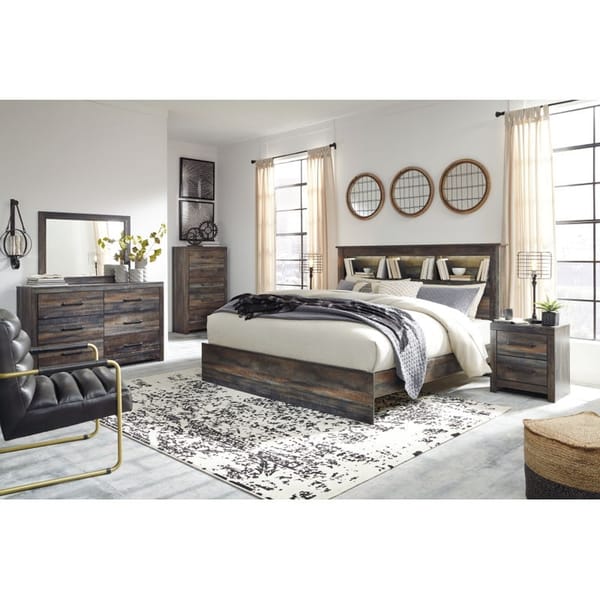 Ashley Bedroom King Panel Bookcase Bed B211-69-56-97