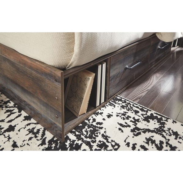 Ashley Bedroom Full Panel Bed with Storage B211-87-84-50-2-B100-12