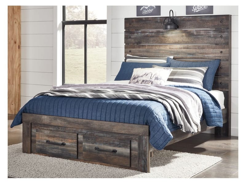 Ashley Bedroom Full Panel Bed with Storage B211-87-84S-86