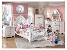 Ashley Exquisite 7 Piece Twin Bed Set - Portland, OR | Key Home Furnishings