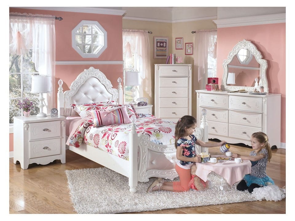 Ashley Exquisite 4 Piece Twin Bed Set - Portland, OR | Key Home Furnishings