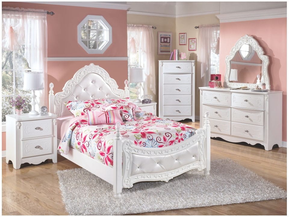 Ashley Exquisite 4 Piece Full Bed Set - Portland, OR | Key Home Furnishings
