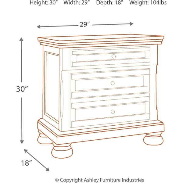 Ashley Bedroom 7 Piece King Panel Bed with Storage Set B719-31-36-46-58-76-99-92