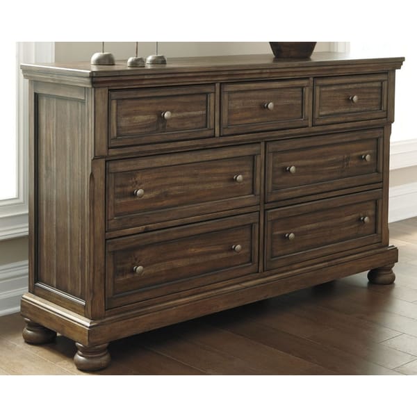 Ashley Bedroom 5 Piece King Panel Bed Set B719-31-36-58-56-97