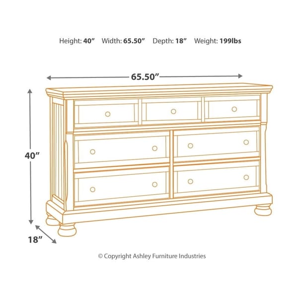 Ashley Bedroom 6 Piece King Panel Bed with Storage Set B719-31-36-58-76-99-92