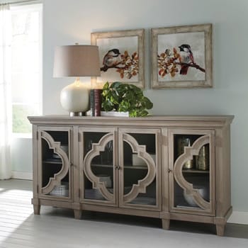 Ashley Living Room Fossil Ridge Accent Cabinet A4000037