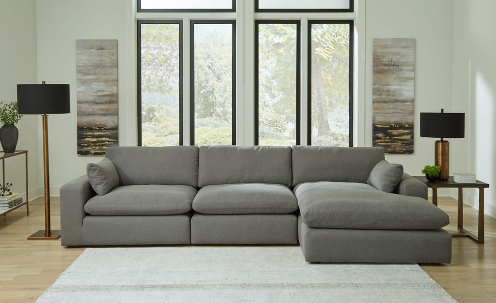 Ashley Living Room Sectional 10007-64-46-17