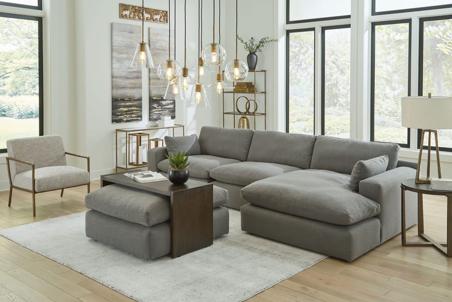 Ashley Living Room Sectional 10007-64-46-17