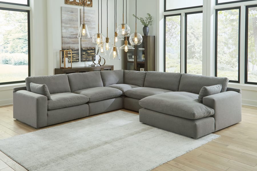 Ashley Living Room Sectional 10007-64-46-77-46-17