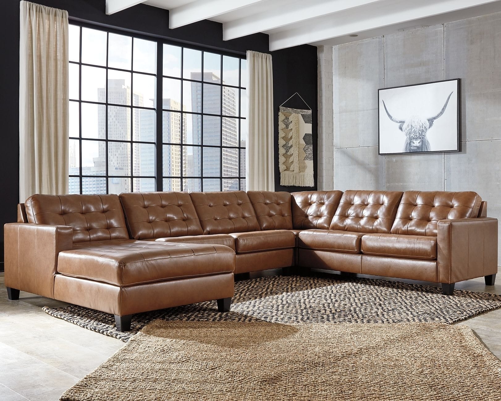 Ashley Living Room Sectional 11102-16-77-34-56