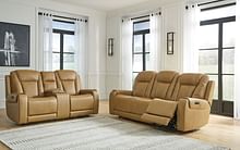 Ashley Living Room 2 Piece Power Reclining Sofa and Loveseat 11807-15-18