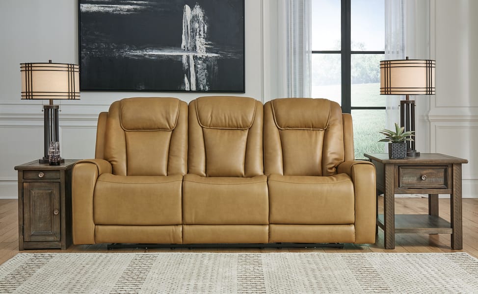 Ashley Living Room 2 Piece Power Reclining Sofa and Loveseat 11807-15-18