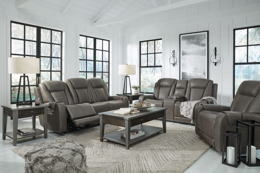 Ashley Living Room 3 Piece Power Reclining Living Room Set 11808-15-18-13