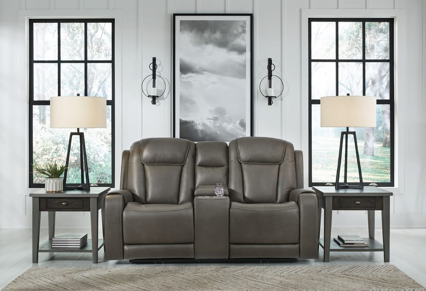 Ashley Living Room 2 Piece Power Reclining Sofa and Loveseat 11808-15-18
