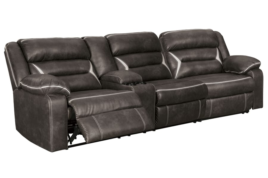 Ashley Living Room Power Reclinining Sectional 13104-59-62