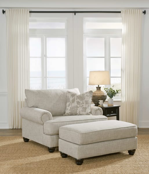 Ashley Living Room Chair and a Half with Ottoman 13201-23-14