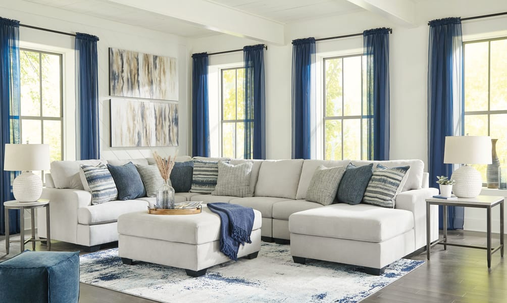 Ashley Living Room 6 Piece Living Room Set 13611-55-77-34-46-17-08
