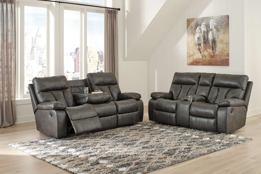 Ashley Living Room Reclining Power Sofa and Loveseat 14801-89-94