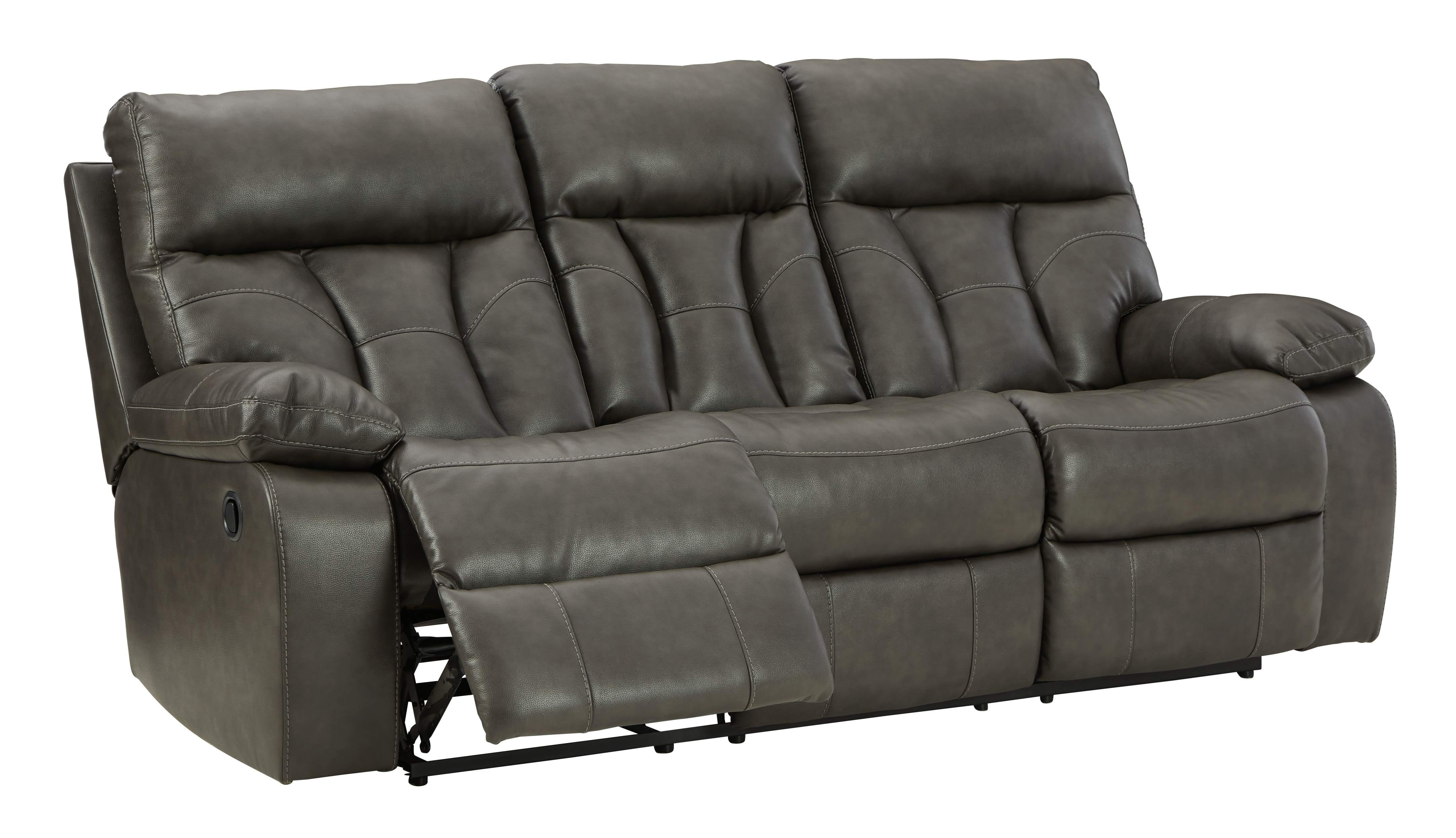 Ashley Living Room Rec Sofa with Drop Down Table 1480189