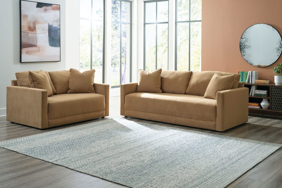 Ashley Living Room 2 Piece Sofa and Loveseat 15005-38-35