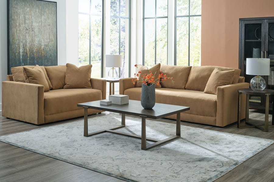 Ashley Living Room 2 Piece Sofa and Loveseat 15005-38-35