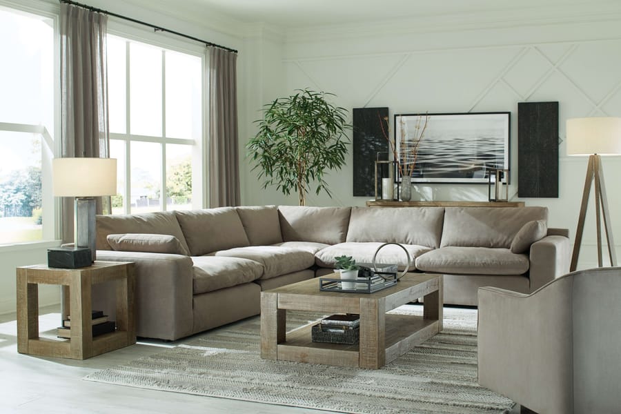 Ashley Living Room Sectional 15403-64-46-2-77-65