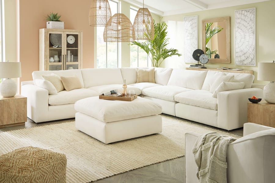 Ashley Living Room Sectional 15404-64-46-2-77-65
