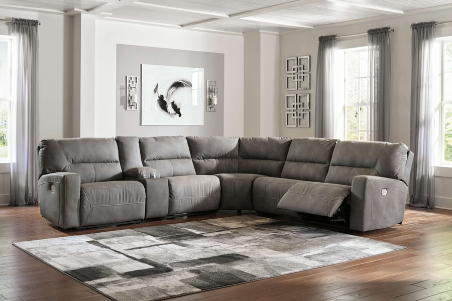 DuraPella 6 Pc Power Reclining Sectional